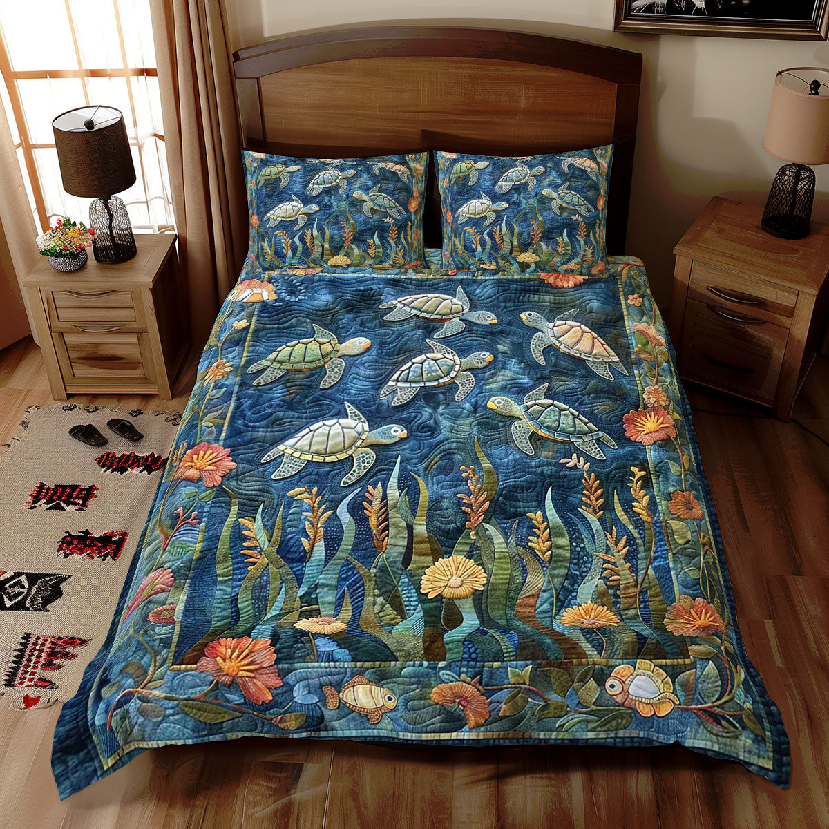 Sea Turtle WJ1209034CL Duvet Cover Set