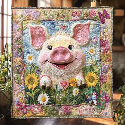 Spring Pig WN0110053CL Quilt