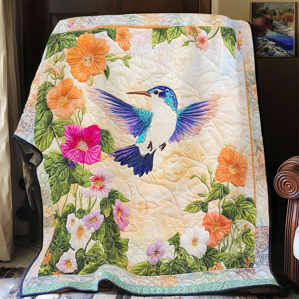 Hummingbird Fly WX1312032CL Quilt