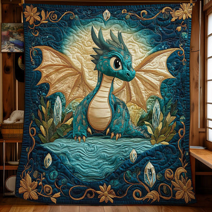 Mystic Dragon In Night WY0202034CL Quilt