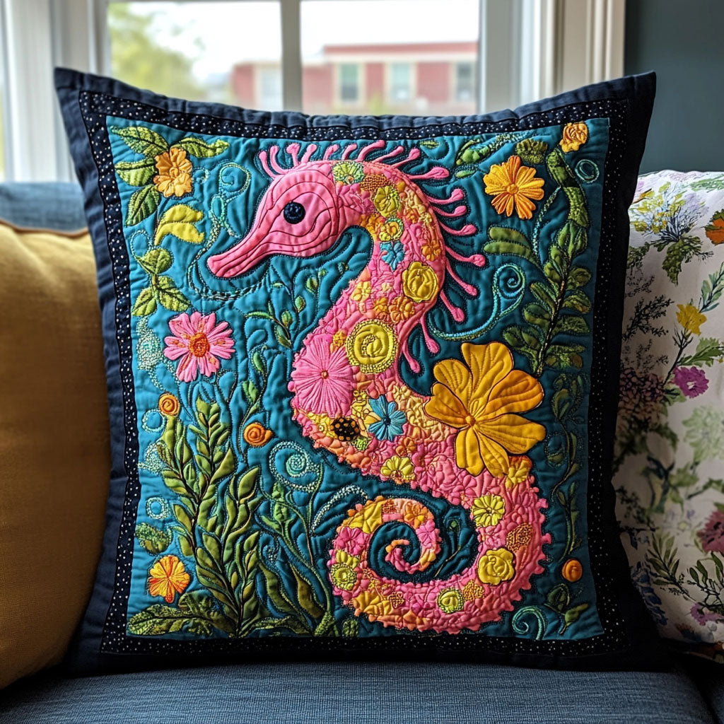 Seahorse Bloom The Ocean WT2709012CL Quilt Pillow Case