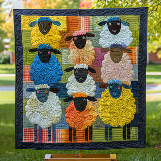 Joyful Sheep YR0301038CL Quilt