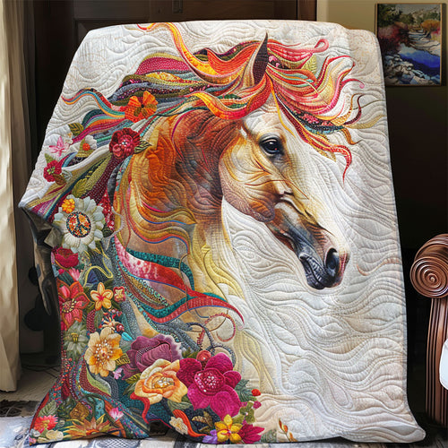 Flower Horse WJ0512020CL Quilt