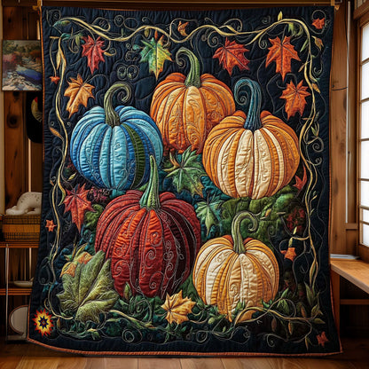 Colorful Pumpkin WY2612007CL Quilt