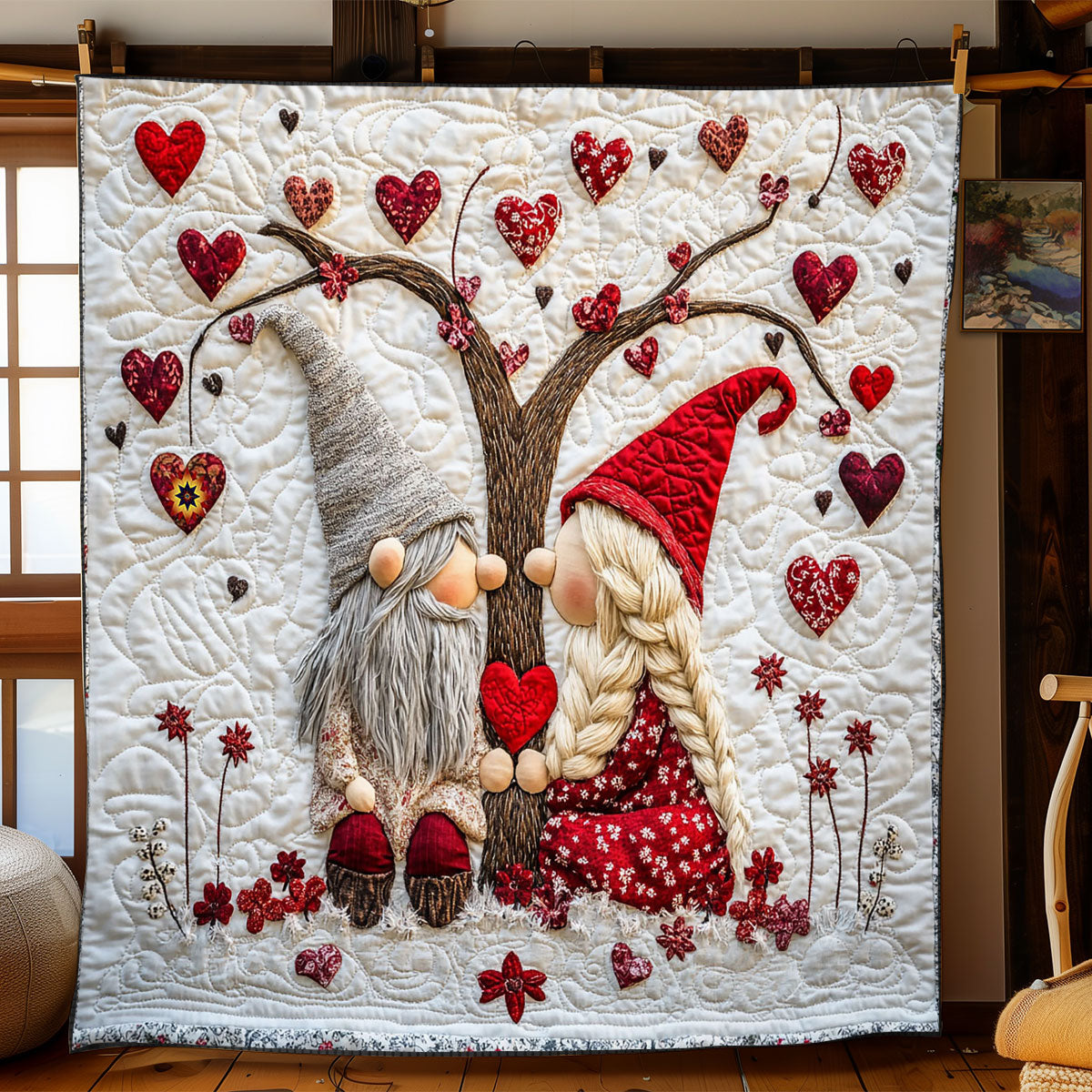 Love Gnome WJ1912019CL Quilt