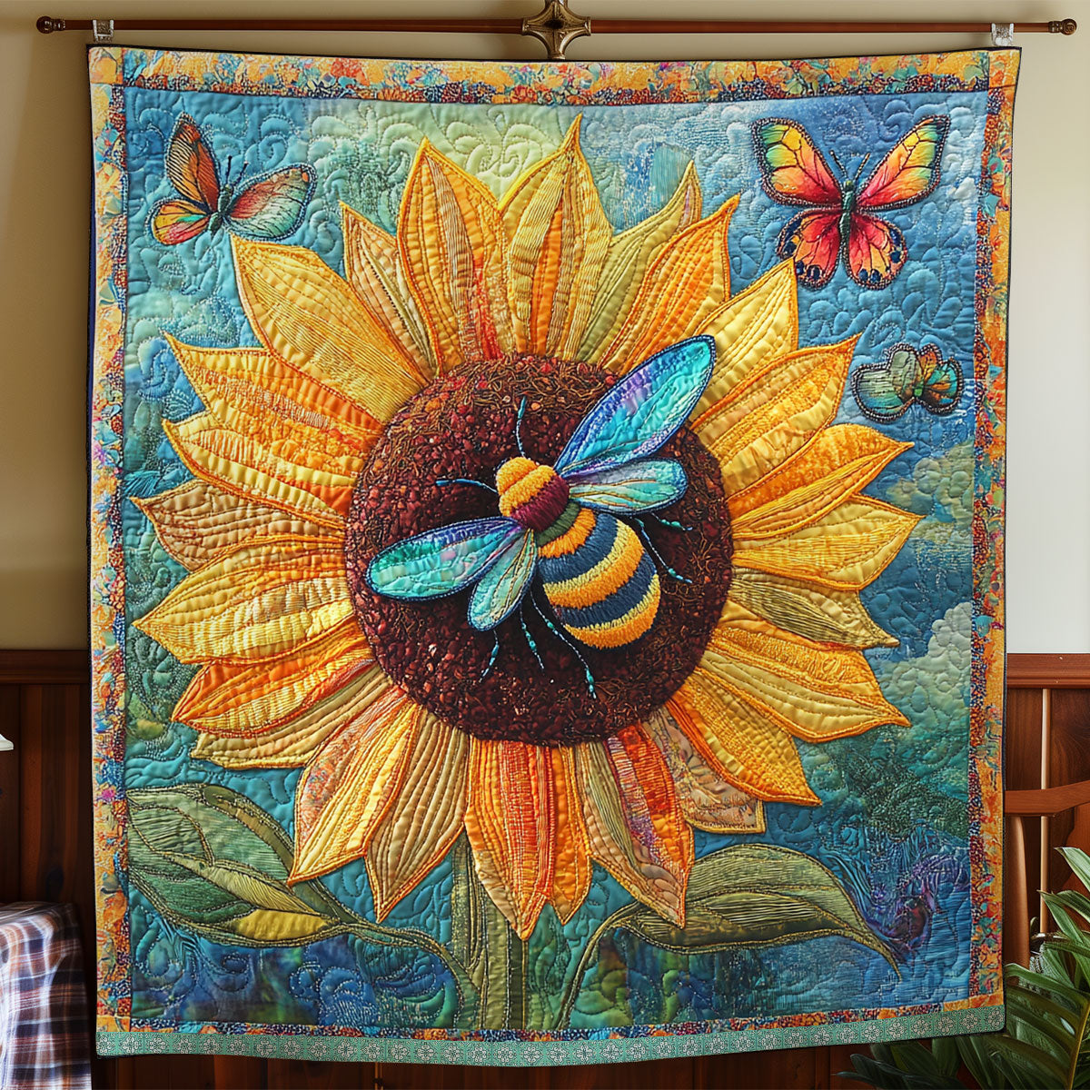 Sunflower WX1712038CL Quilt