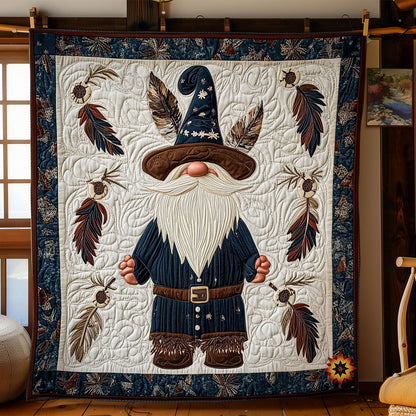 Feather Native American Gnome WY0612027CL Quilt