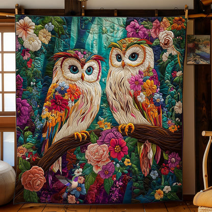 Couple Owl WY1012029CL Quilt