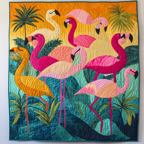 Flamingo Joy XR2709019CL Quilt