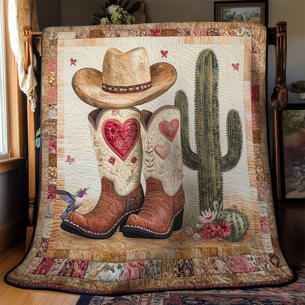 Cowboy Desert Love WN0412059CL Quilt