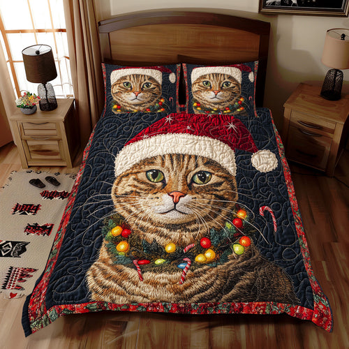 Cat Christmas WX2511057CL Duvet Cover Set