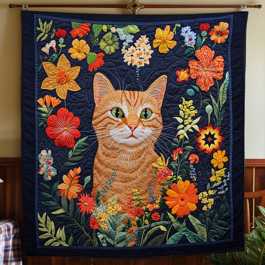 Garden Guardian Cat WP0412054CL Quilt