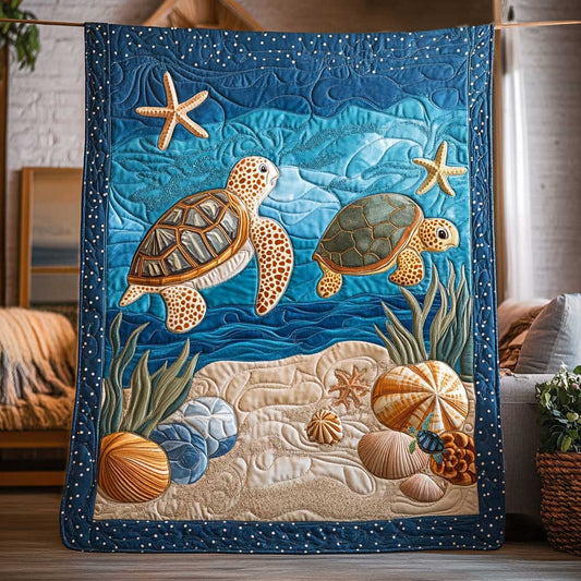 Sea Turtle WJ0410015CL Quilt