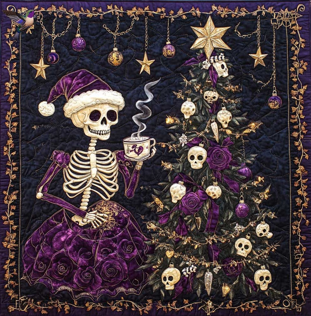 Skeleton Christmas Delight WN1311041CL Quilt