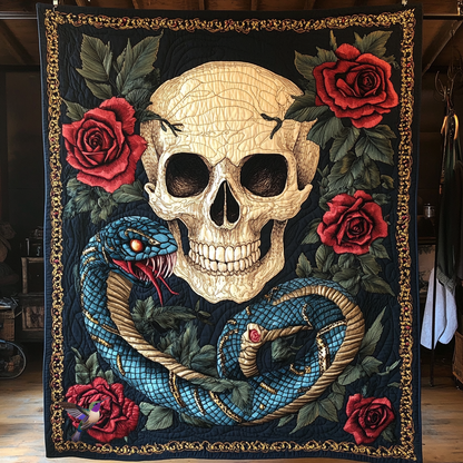 Skull And Snake WU0712001CL Quilt