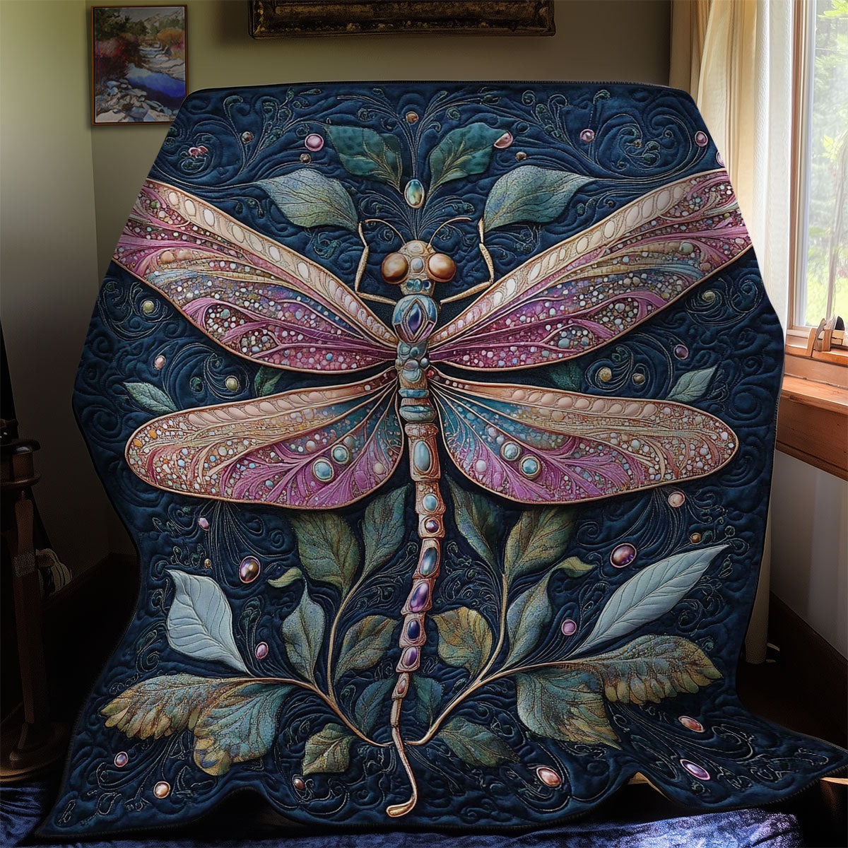 Mystery Dragonfly WY1511002CL Quilt