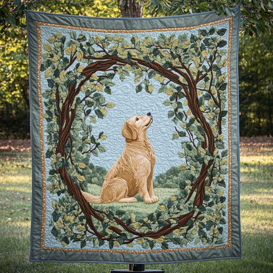 Golden Retriever Arch WN2709119CL Quilt