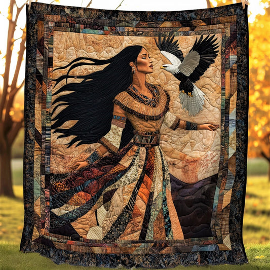 Native American Pocahontas XB0403020CL Quilt