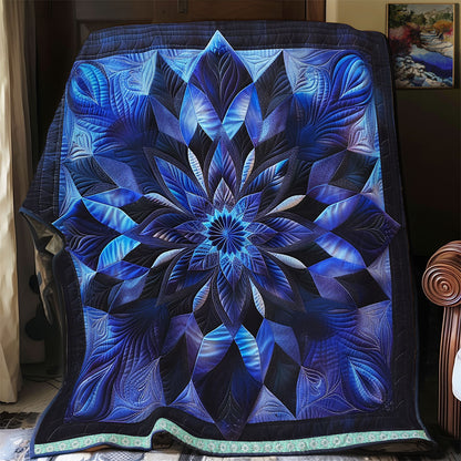 Ethereal Blue Blooms WN1309052CL Quilt