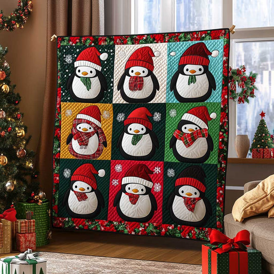 Christmas Penguin WJ2709006CL Quilt