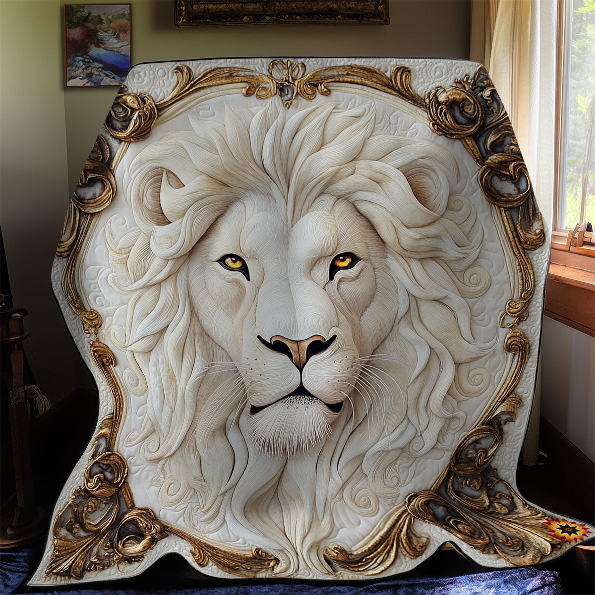 Royal White Lion WY2011040CL Quilt