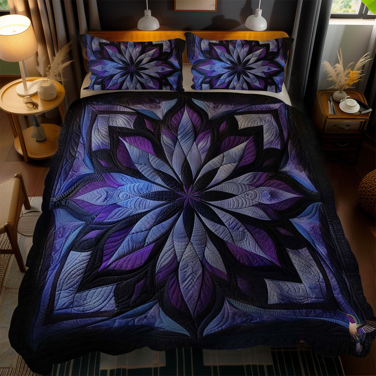 Native Petal Flower WN1510060CL Duvet Cover Set