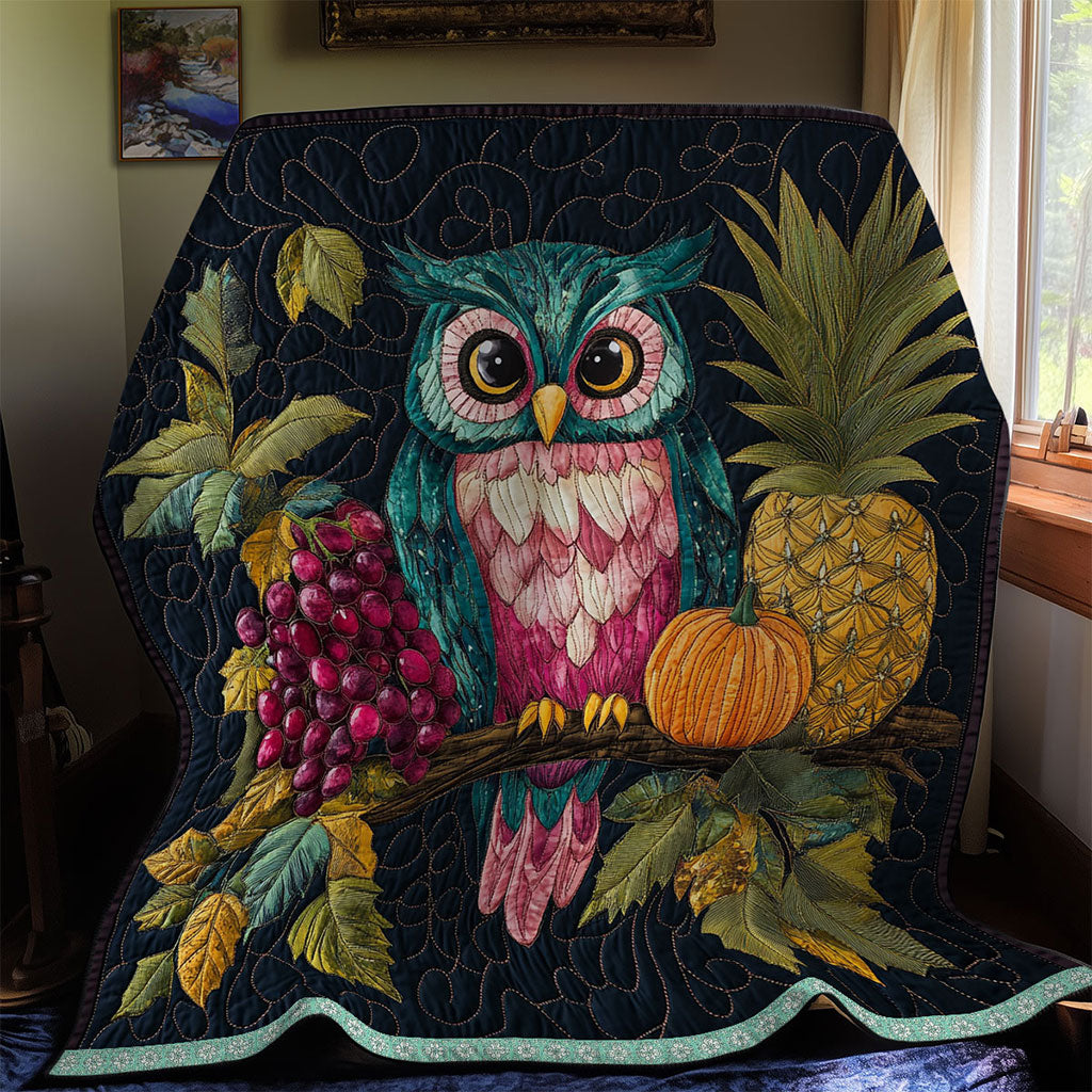 Owl Fruits WT1102006CL Quilt
