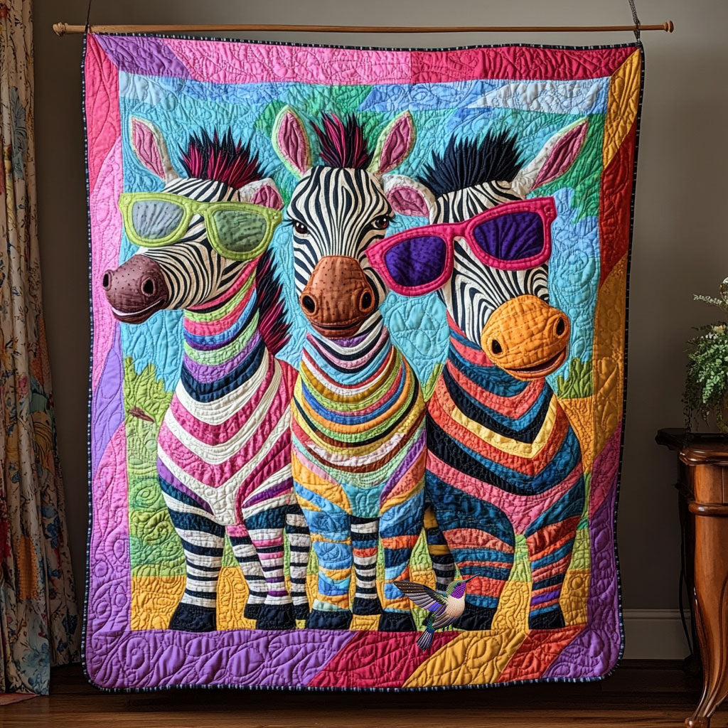 Zebra Glass WX0110030CL Quilt