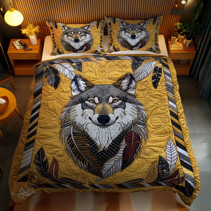 Native Wolf Feather WN1510061CL Duvet Cover Set