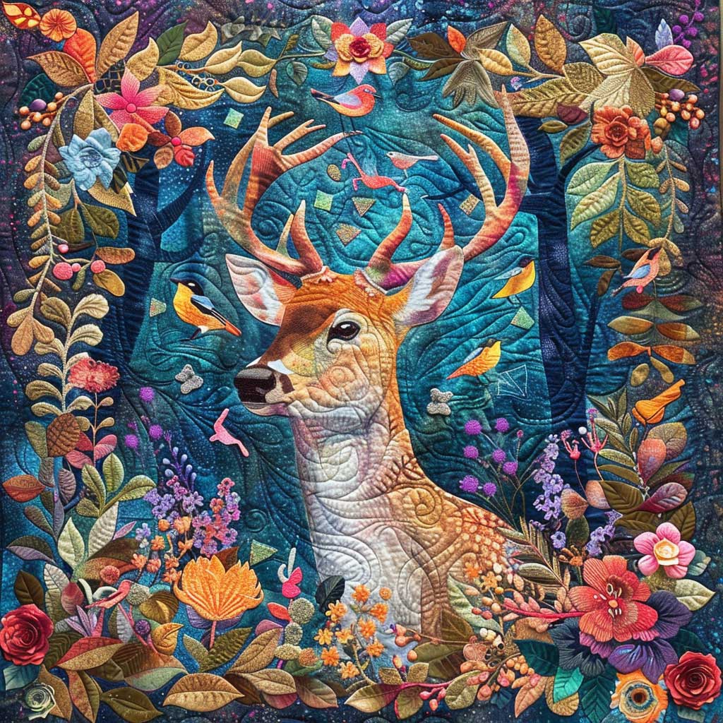 Dreamy Deer WJ1209007CL Quilt