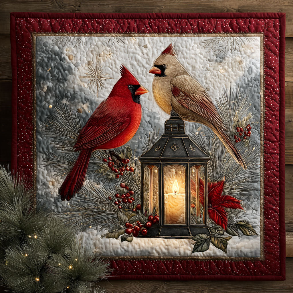 Cozy Love Cardinal CW2110002CL Quilt