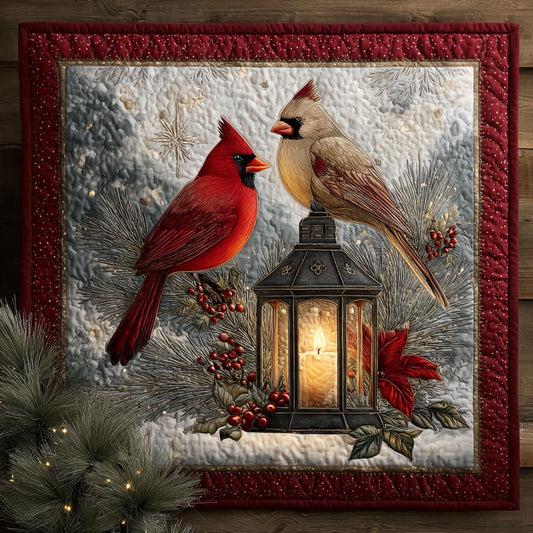 Cozy Love Cardinal CW2110002CL Quilt