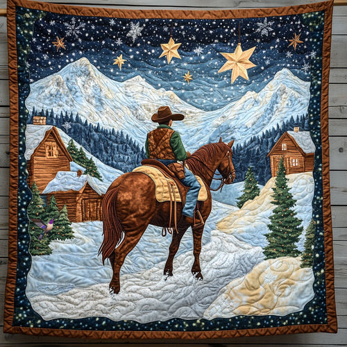 Winter Cowboy WY2810024CL Quilt