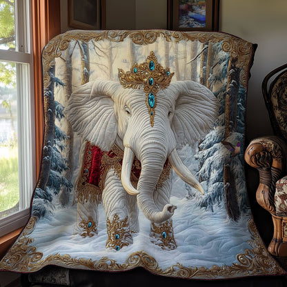 Snow Elephant WY0512025CL Quilt