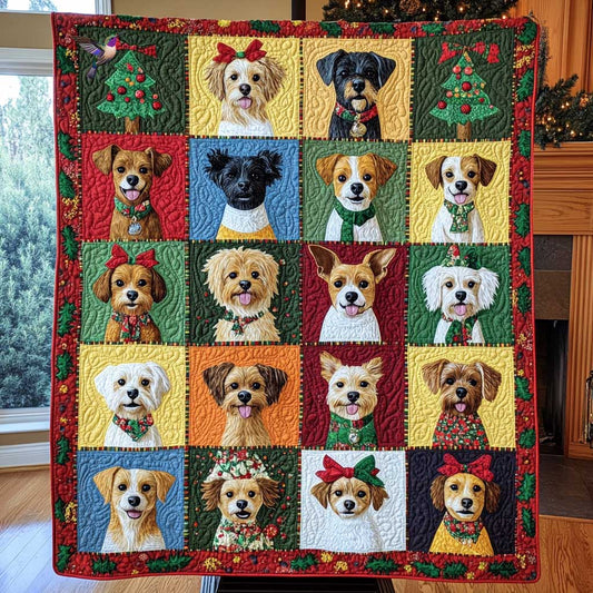 Dog's Christmas Tree Magic WN0810002CL Quilt