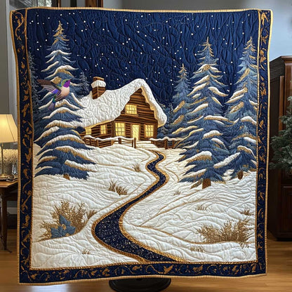 Christmas Snow House WP0412041CL Quilt