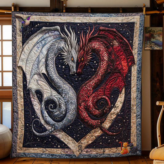 Yin And Yang Dragons WN0612031CL Quilt