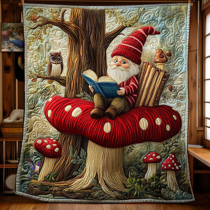 Gnome In Forest WY0612004CL Quilt