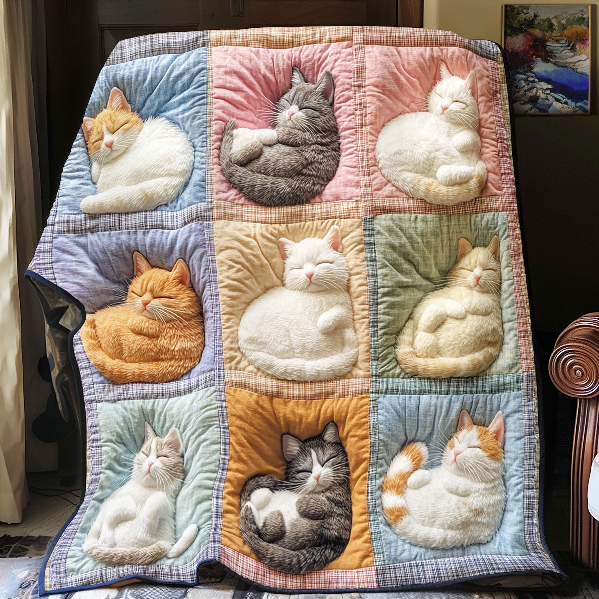 Dreamy Cat YR2001039CL Quilt