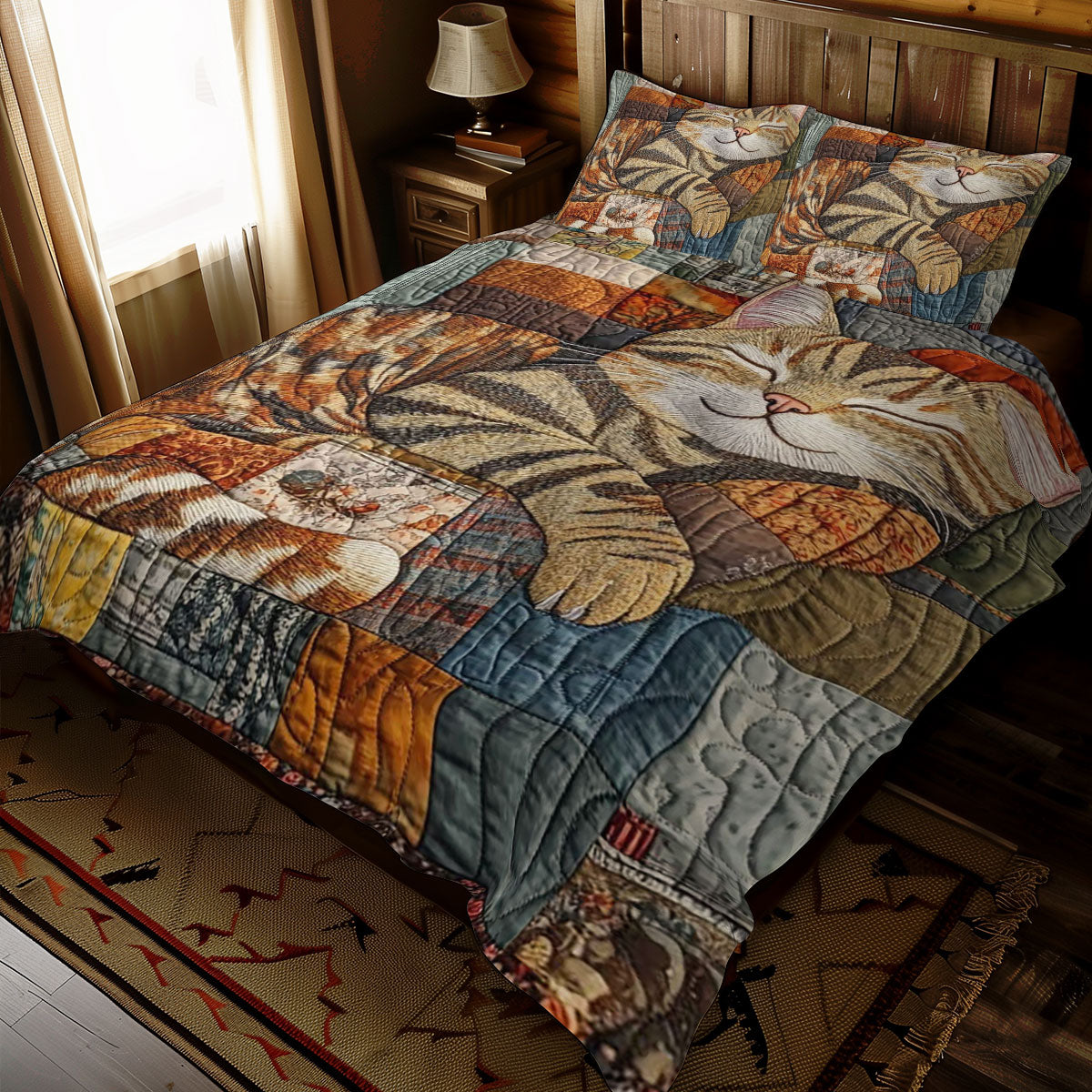 Vintage Cat WJ0810033CL Duvet Cover Set