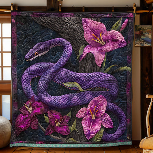 Violet Lily Venom WP0609043CL Quilt