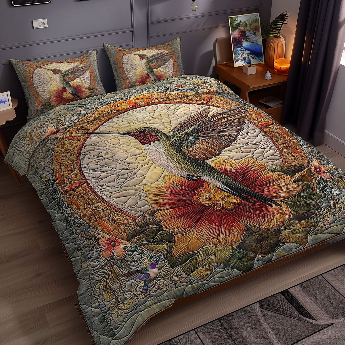 Hummingbird Soar WN0310109CL Duvet Cover Set