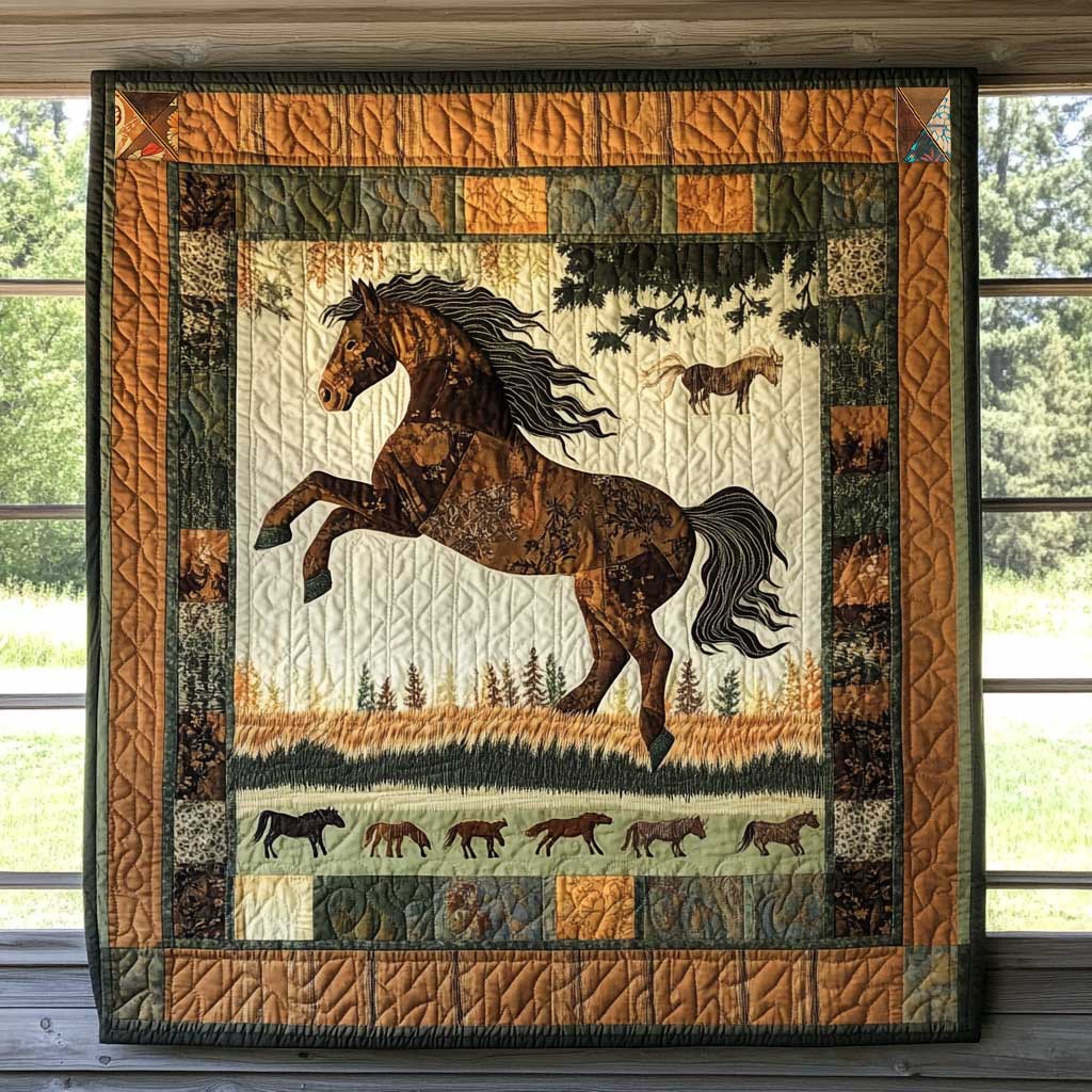 Horse Courage WN2410063CL Quilt