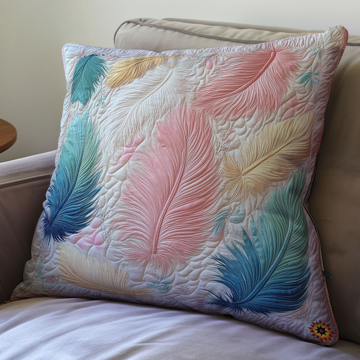 Pastel Feather WY2711050CL Quilt Pillow Case