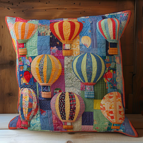 Hot Air Balloon Collection WY2701032CL Quilt Pillow Case