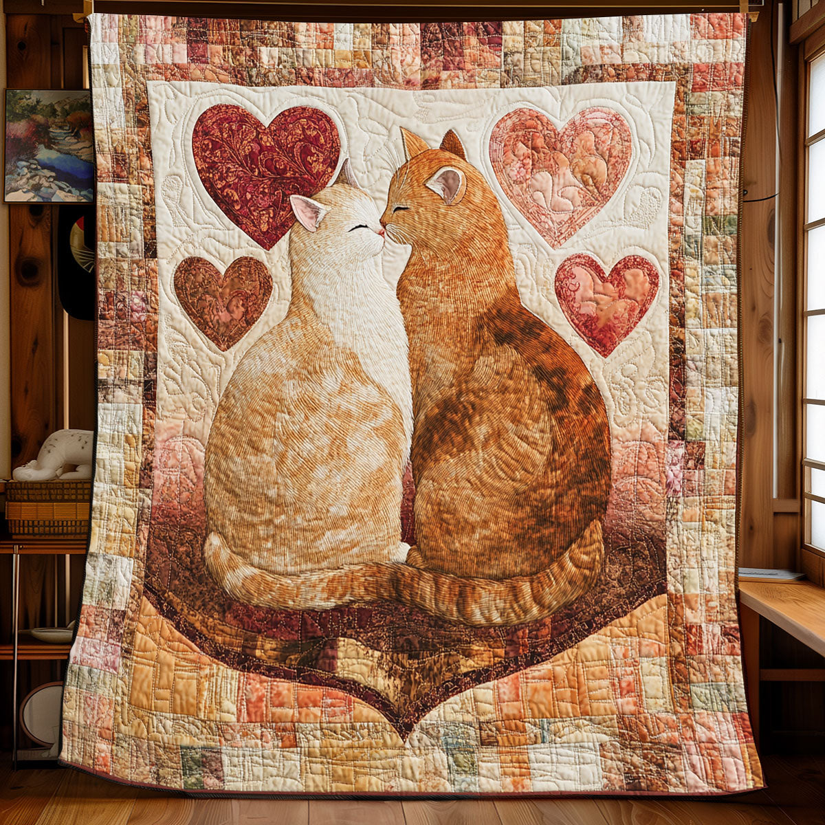 Lovely Cats XB0303001CL Quilt
