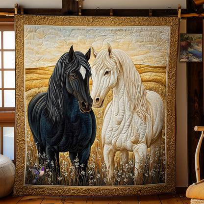 Couple Horse WY2311036CL Quilt