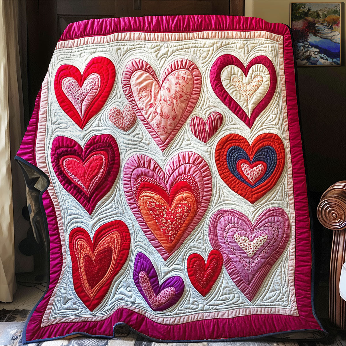 Heart Valentine WX0302037CL Quilt