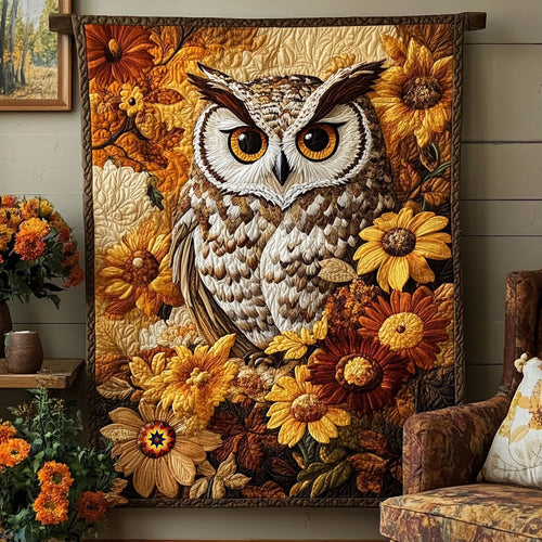 Owl Autumn WX0811025CL Quilt