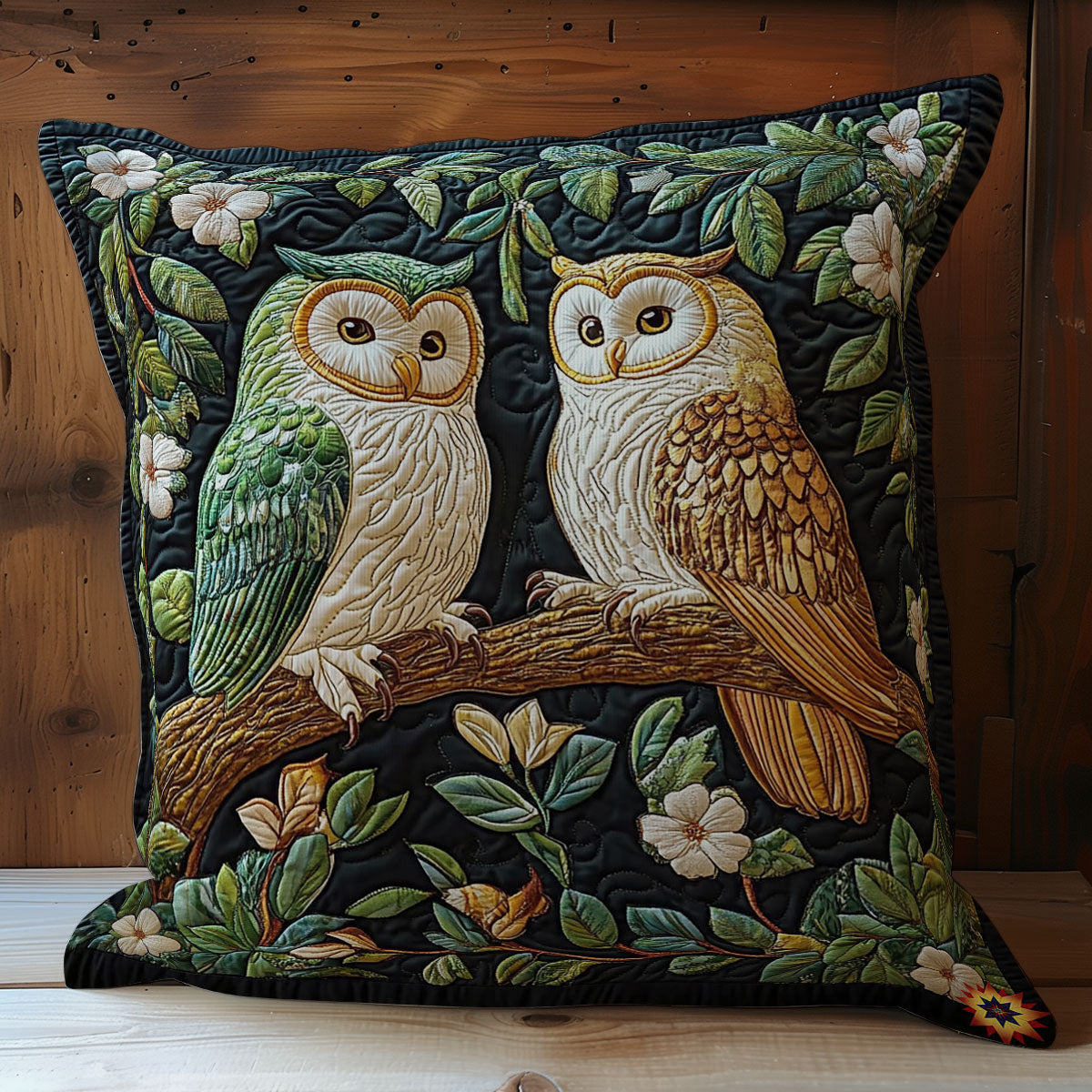 Couple Owl In Forest WY2512071CL Quilt Pillow Case